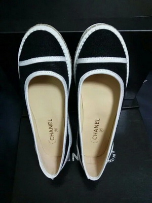 CHANEL Shallow mouth flat shoes Women--152